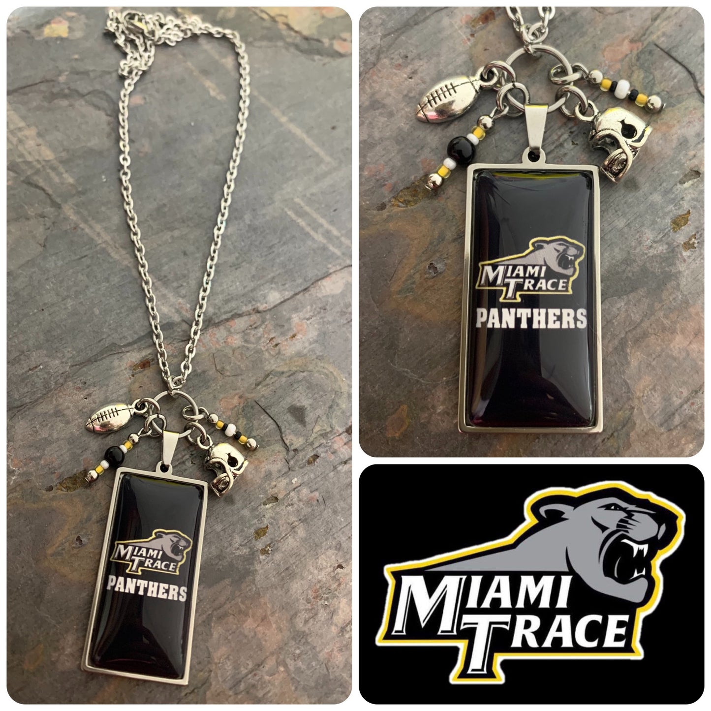 School Spirit Necklace (Customized with your school)