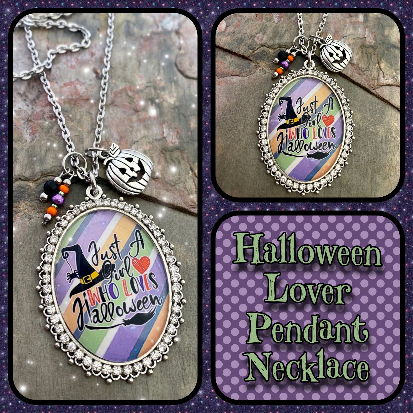 Halloween Lover Pendant Necklace