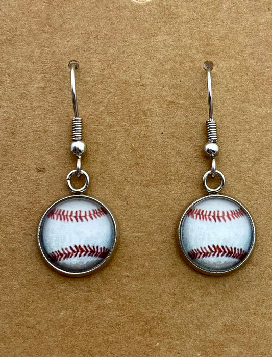 Baseball Earrings- Baseball Moms, Grandmas, Aunts
