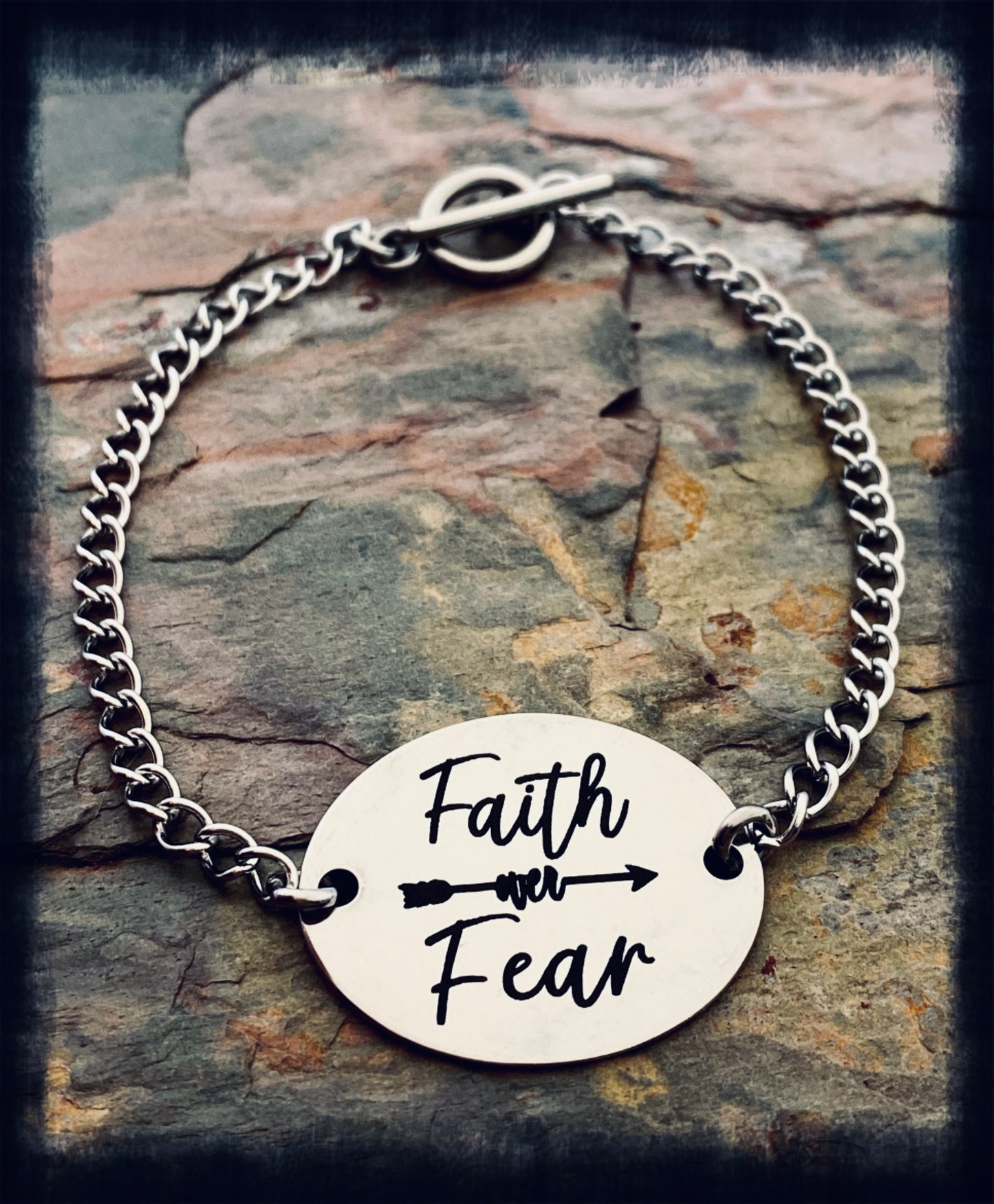 Faith over Fear Bracelet