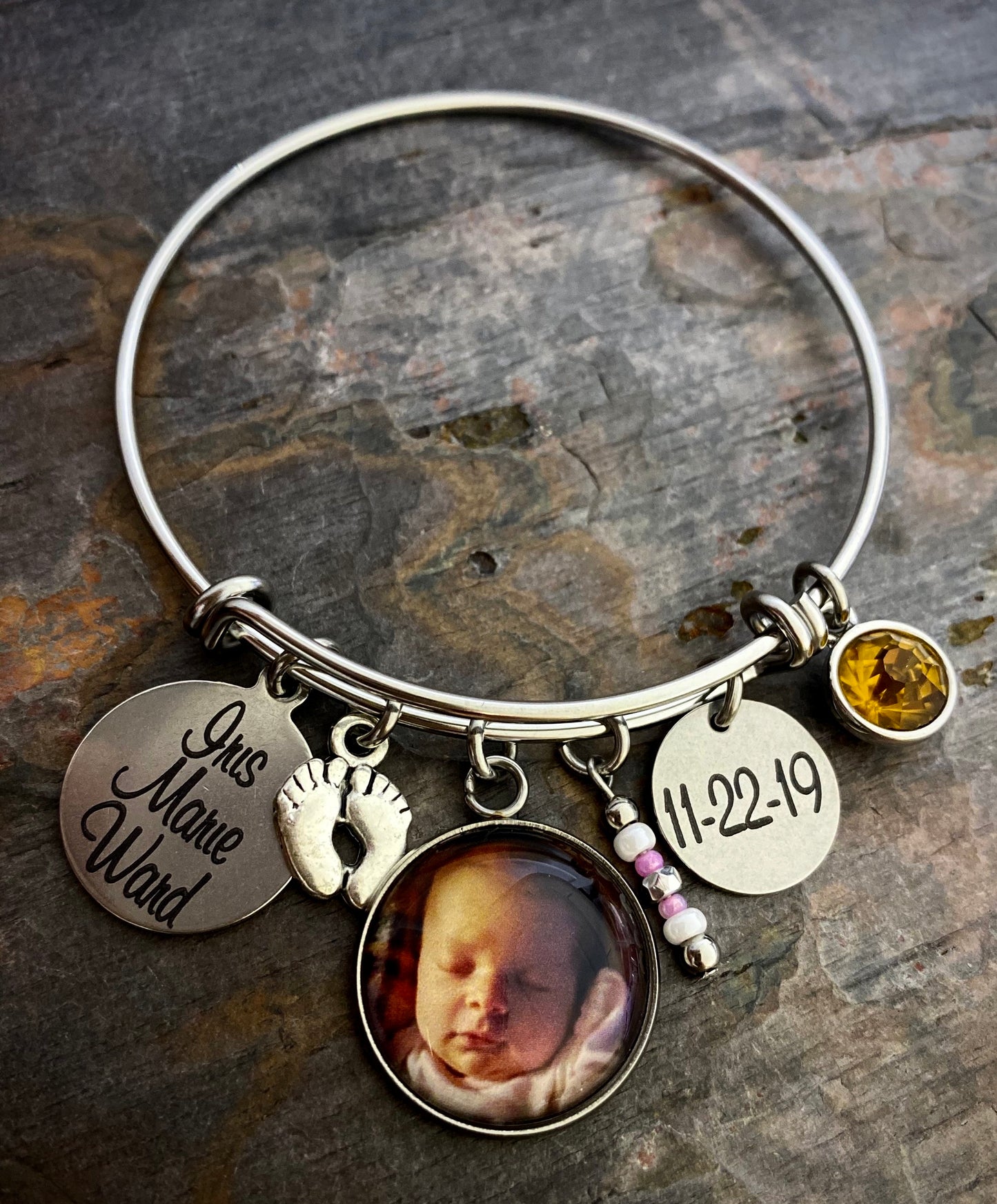 Baby Announcement Bracelet